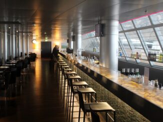 The lounge bar, Swiss Business Lounge, Zürich