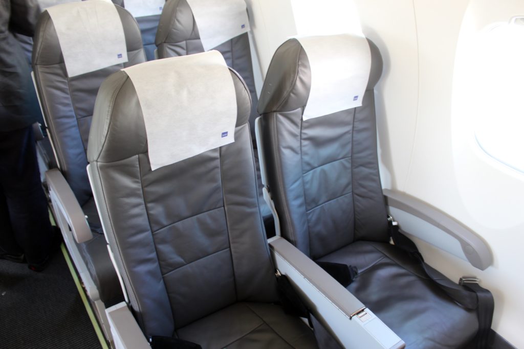 The new SAS CRJ-900 with the new shorthaul cabin interior