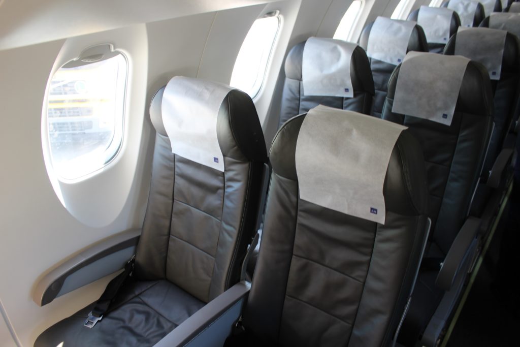 The new SAS CRJ-900 with the new shorthaul cabin interior