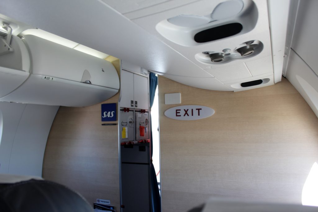 The new SAS CRJ-900 with the new shorthaul cabin interior