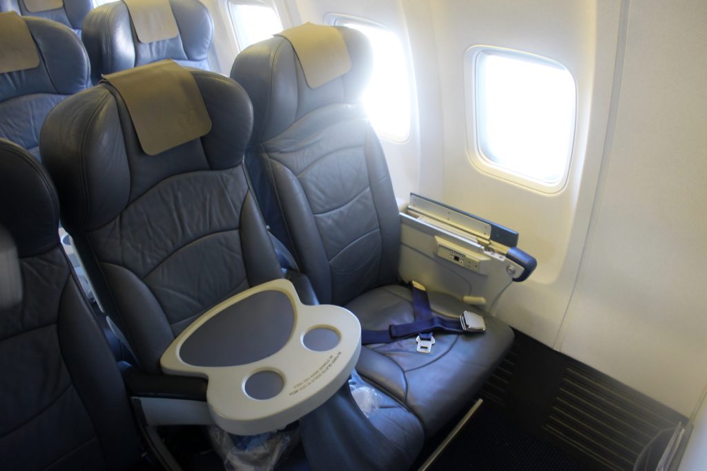 Air Europa Business Class Madrid-Amsterdam cabin and seat