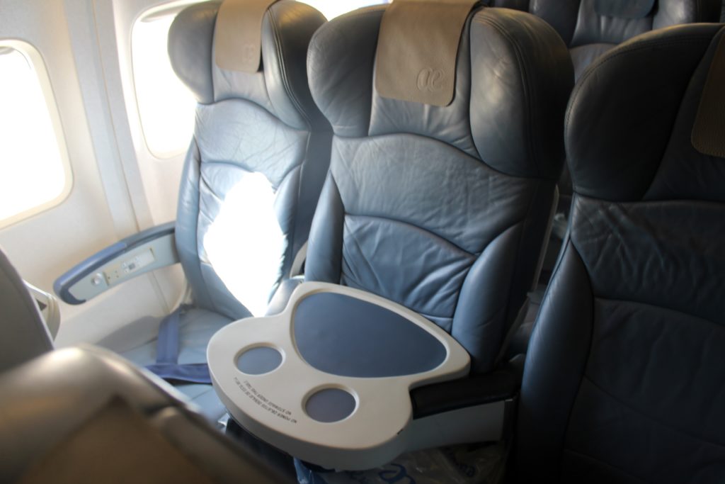 Air Europa Business Class Madrid-Amsterdam seat