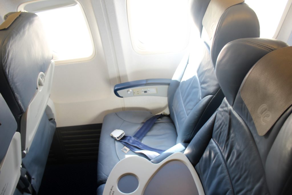 Air Europa Business Class Madrid-Amsterdam seat