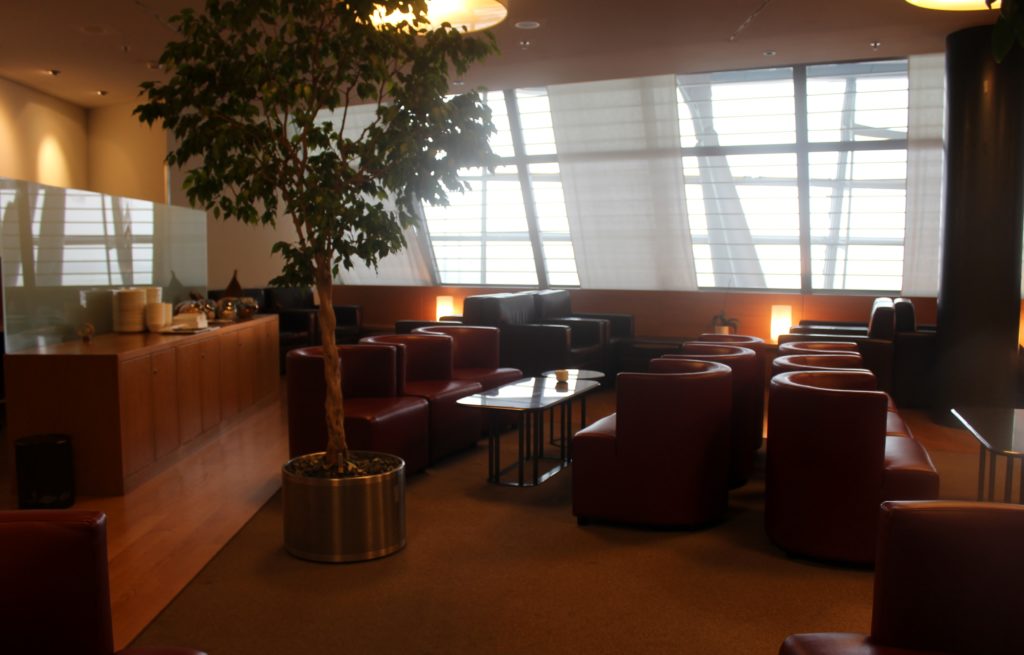Dnata Skyview Lounge, Zürich Kloten seating area