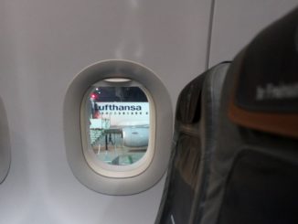 Lufthansa Business Class Frankfurt-Stockholm seat
