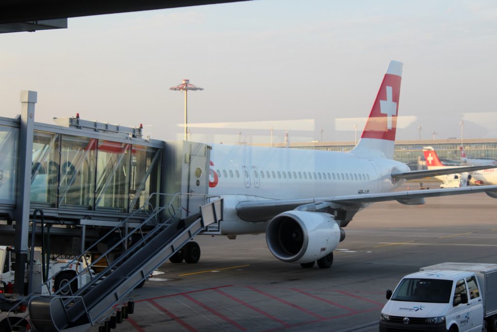 Swiss Business Class Zürich-Barcelona Airbus A321