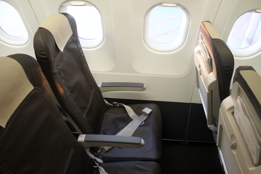 Swiss Business Class Zürich-Barcelona seat