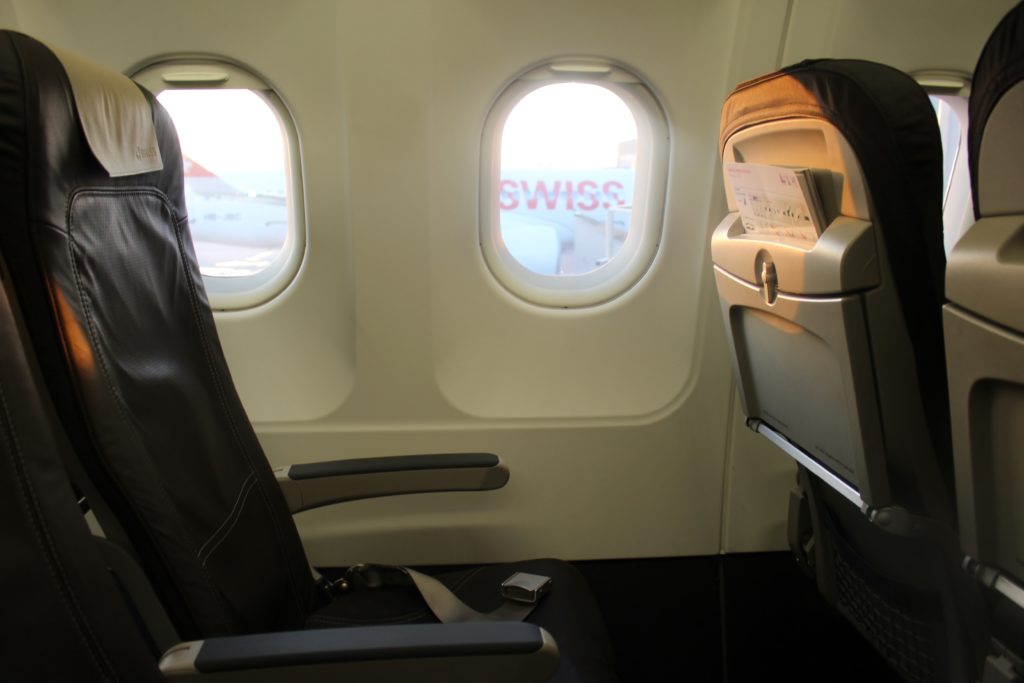 Swiss Business Class Zürich-Barcelona seat