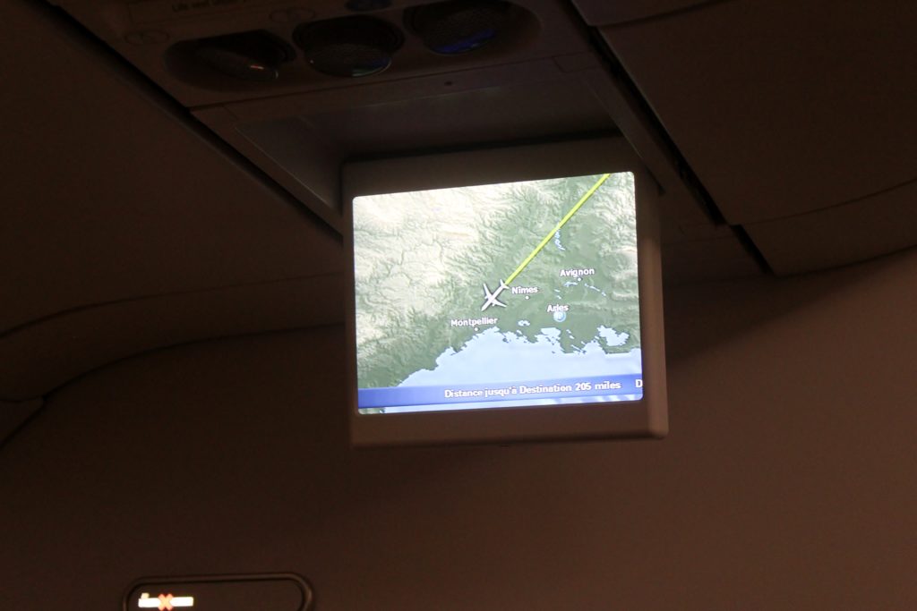 Swiss Business Class Züirch-Barcelona flight map