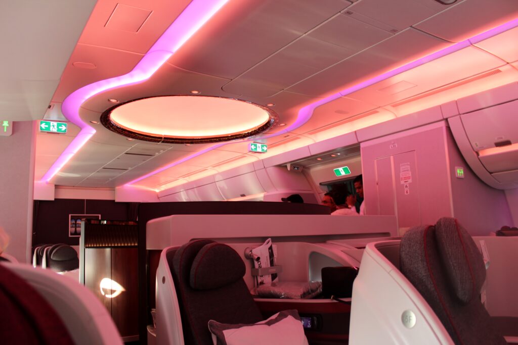 Qatar Airways Business Class on the Airbus A350