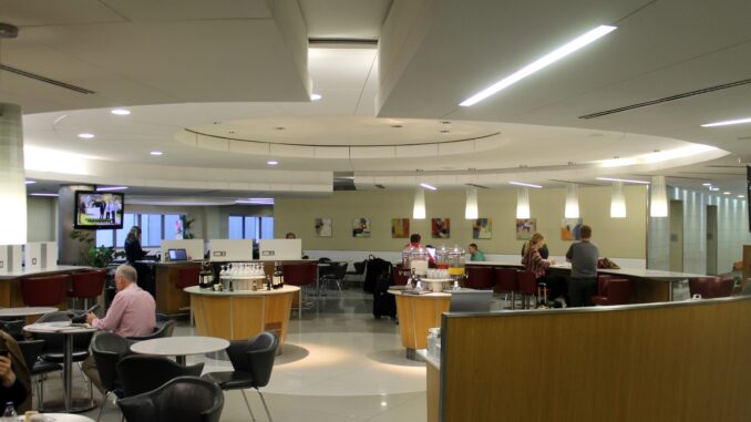 American Airlines Admirals Club, London Heathrow, Terminal 3