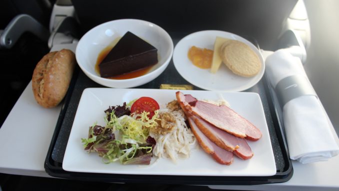 British Airways new meal service in Club Europe