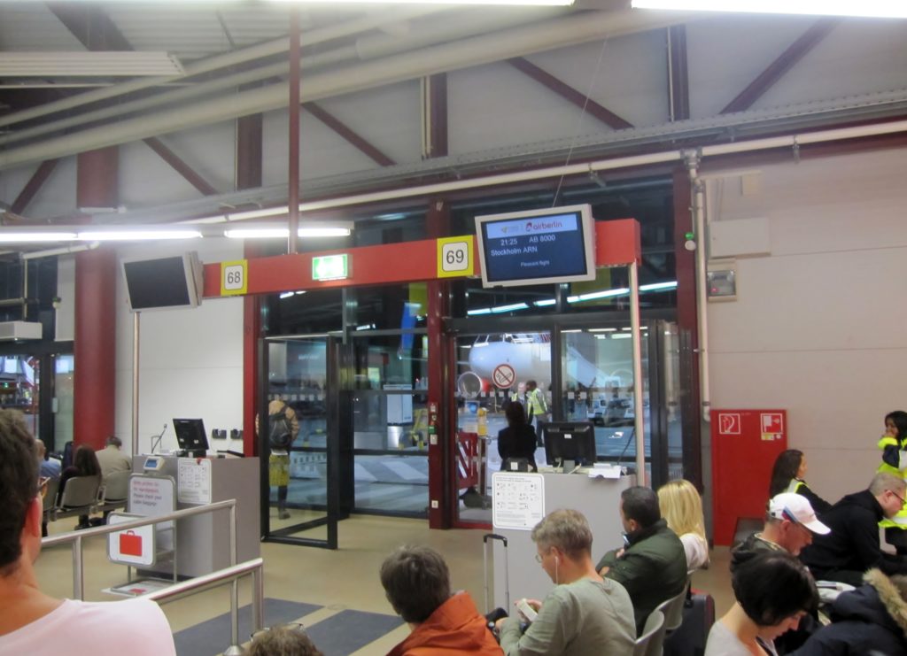 A last flight with Air Berlin Berlin Tegel-Stockholm