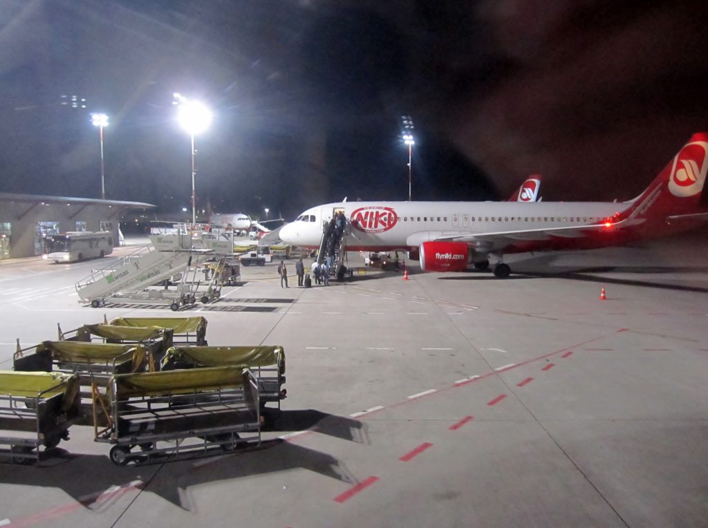 A last flight with Air Berlin Berlin Tegel-Stockholm