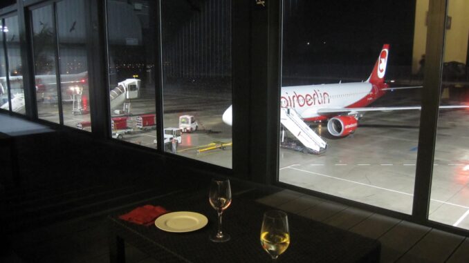 The new Air Berlin Weltbürger Lounge at Berlin Tegel airport