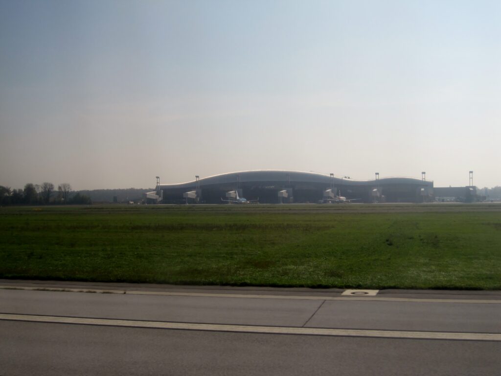 The new terminal building at Zagreb airport