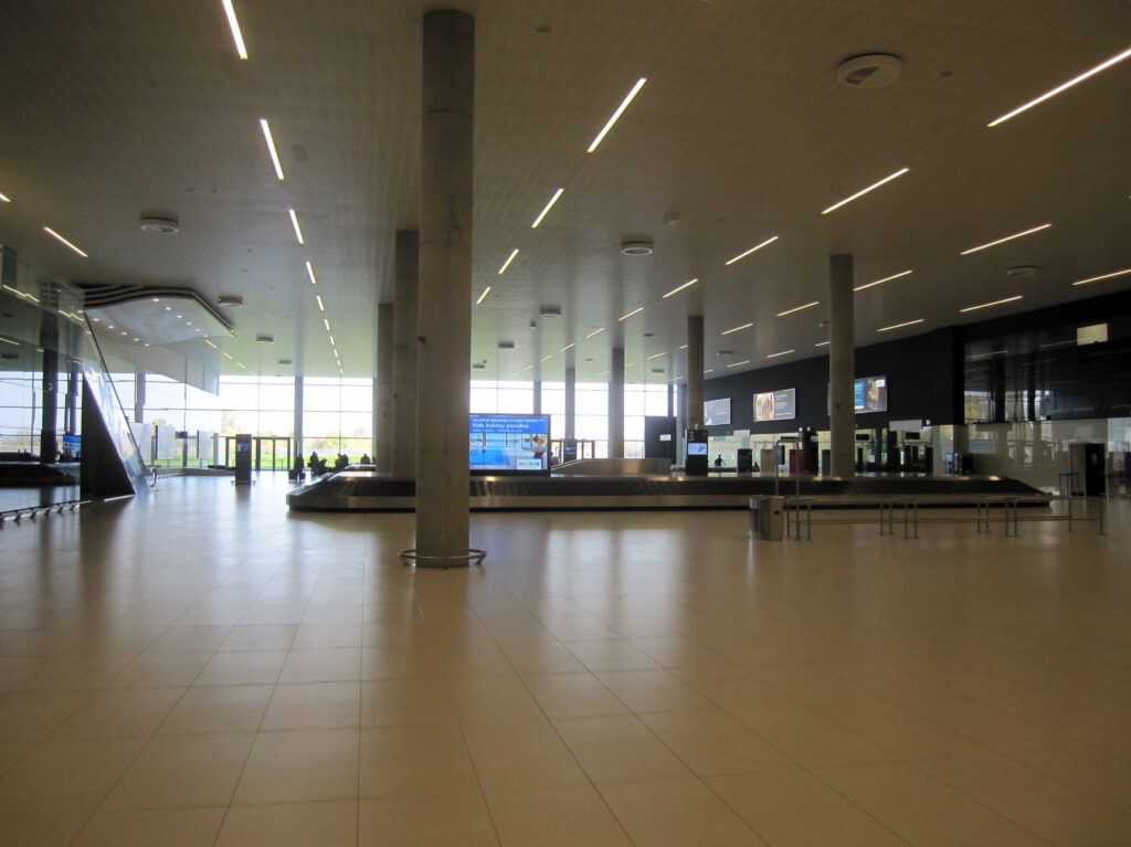 The new terminal building at Zagreb airport