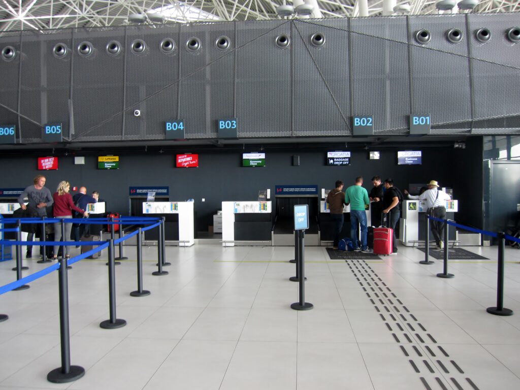 The new terminal building at Zagreb airport