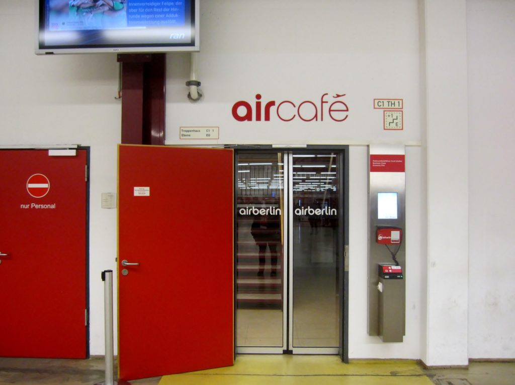 Air Berlin Exclusive Waiting Area Aircafe Berlin Tegel terminal C