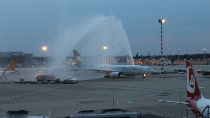 Air Seychelles inauguration at Düsseldorf airport