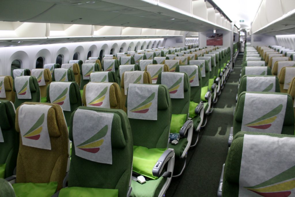 Ethiopian Airlines Economy Class Boeing 787 Dreamliner Oslo-Stockholm
