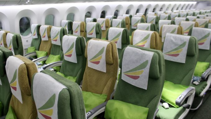 Ethiopian Airlines Economy Class Boeing 787 Dreamliner Oslo-Stockholm