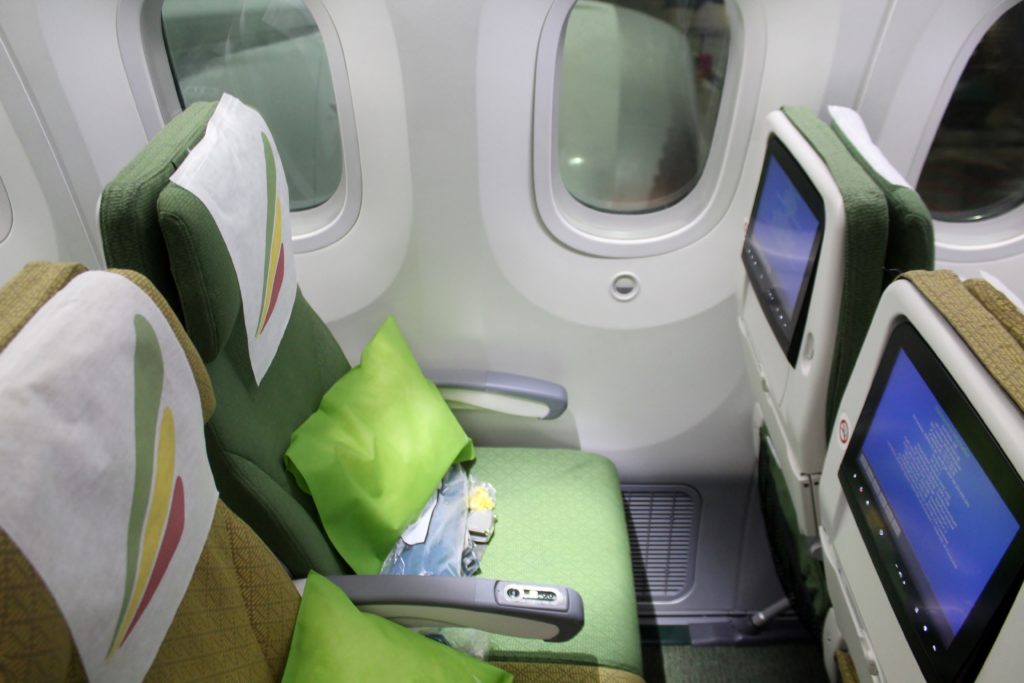 Ethiopian Airlines Economy Class Boeing 787 Dreamliner Oslo-Stockholm