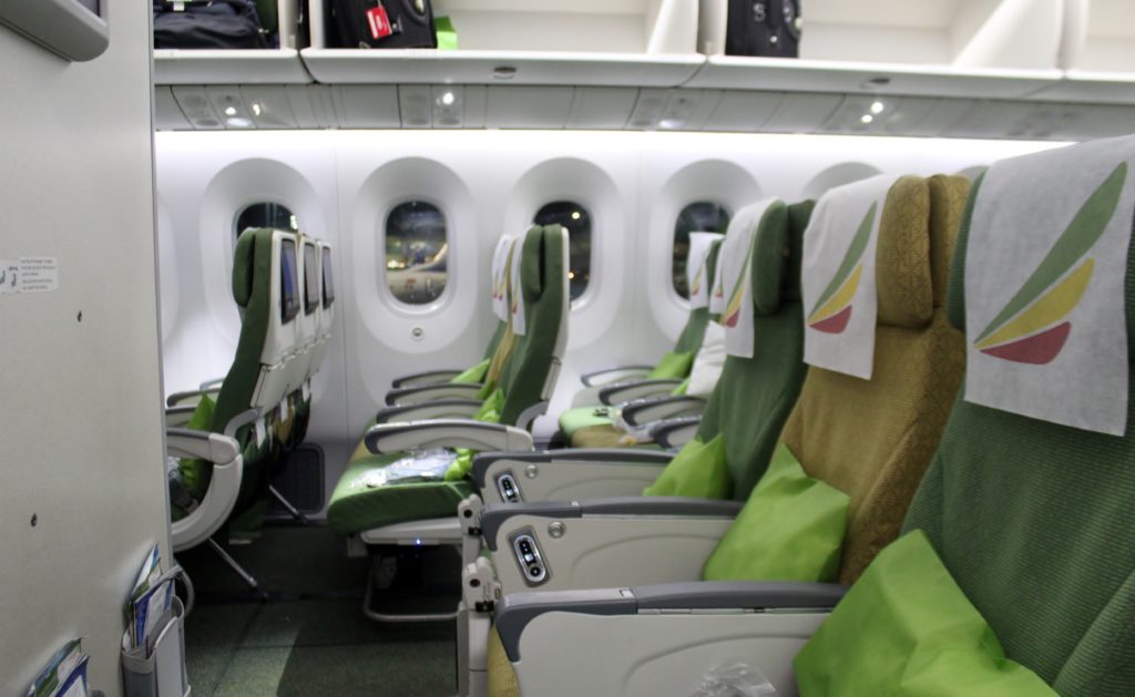 Ethiopian Airlines Economy Class Boeing 787 Dreamliner Oslo-Stockholm