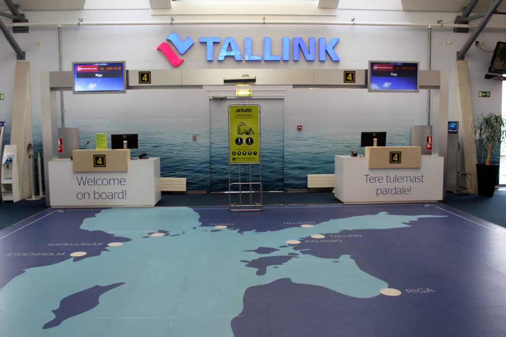 Innovative gate areas at Tallinn airport