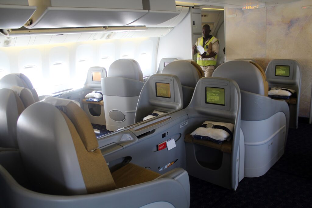 TAAG First Class Luanda-Johannesburg