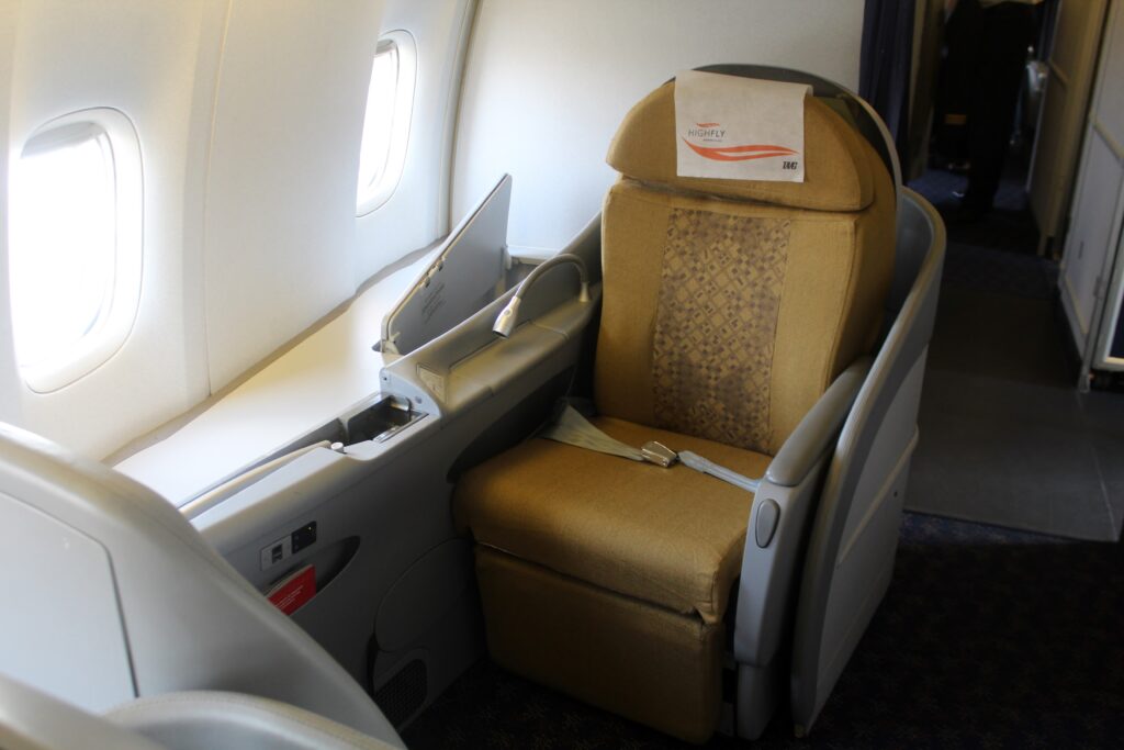 TAAG First Class Luanda-Johannesburg