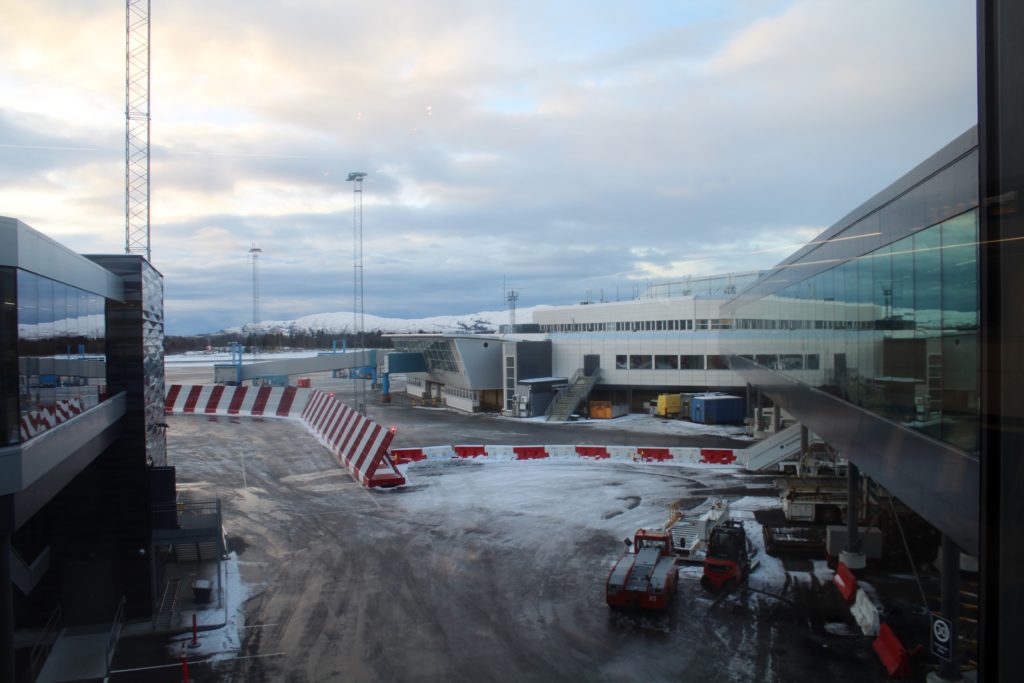 The old terminal at Bergen Flesland airport