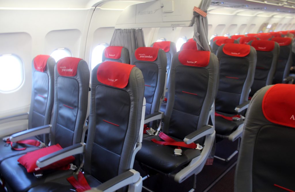 Austrian Airlines Business Class Frankfurt-Vienna