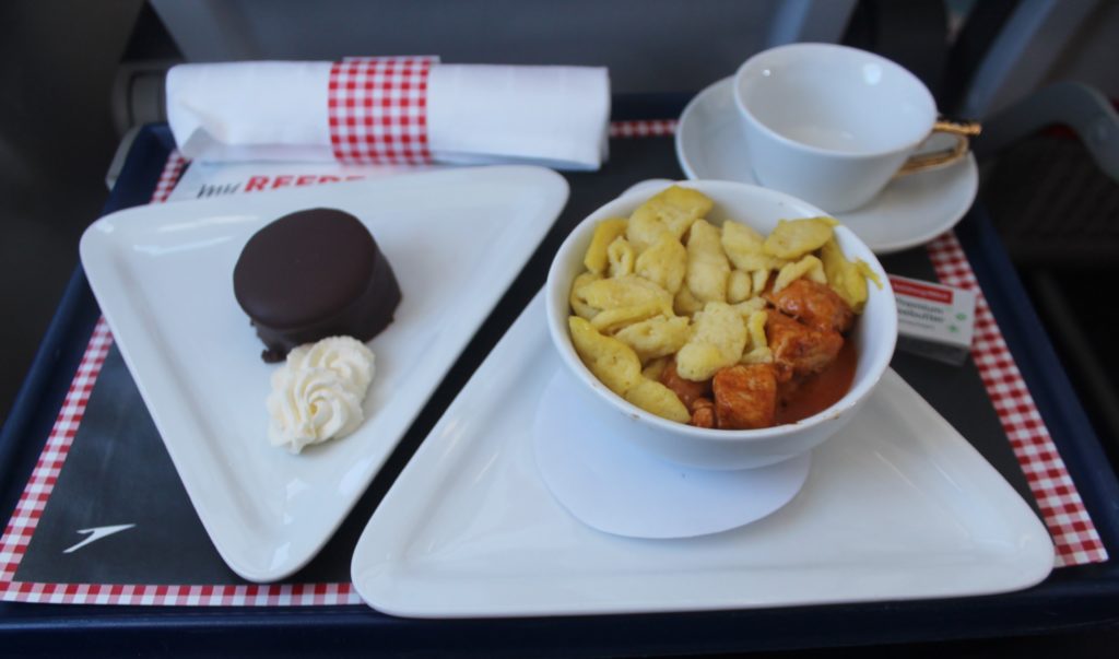 Austrian Airlines Business Class Frankfurt-Vienna