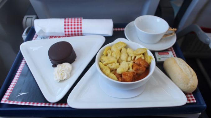 Austrian Airlines Business Class Frankfurt-Vienna