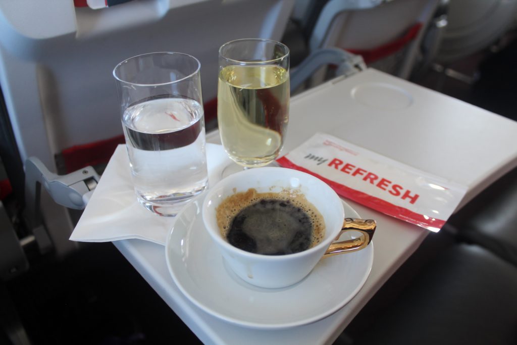 Austrian Airlines Business Class Frankfurt-Vienna