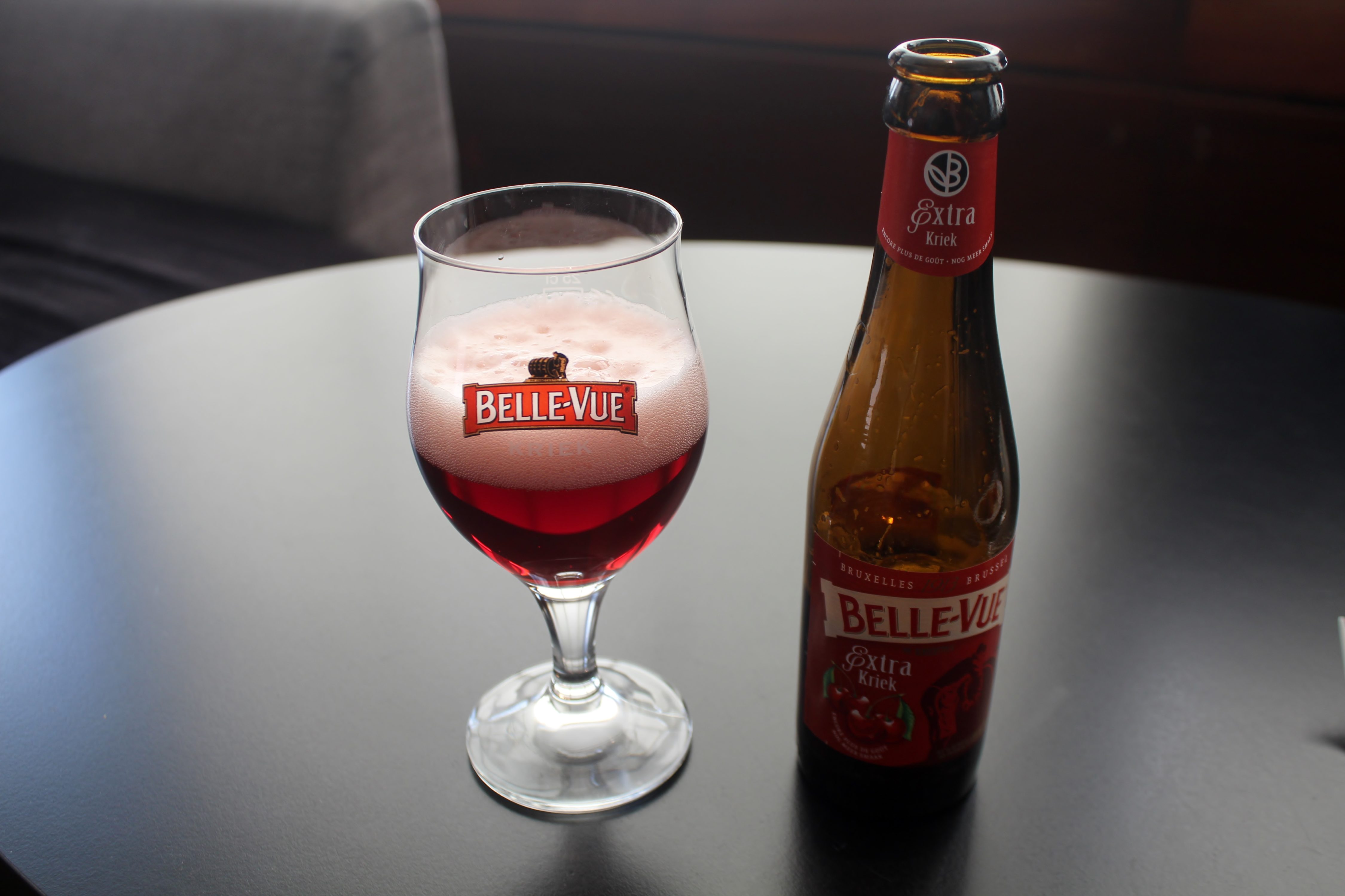 Belgian beer in the Diamond Lounges at Brussels airport