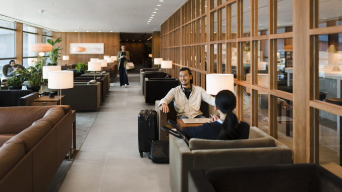 Cathay Pacific The Pier Business Class Lounge in Hong Kong