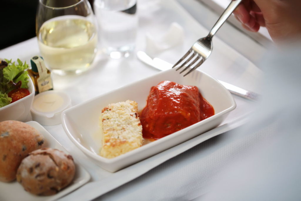 Cathay Pacific partnership with Tosca restaurant in business class and first class