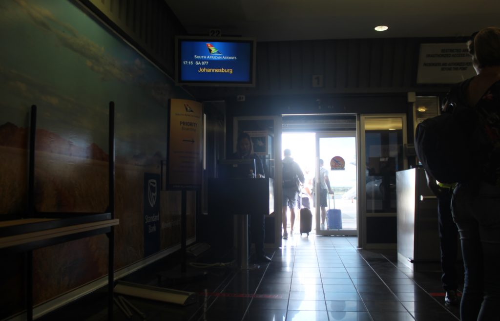 South African Airways Business Class Windhoek-Johannesburg