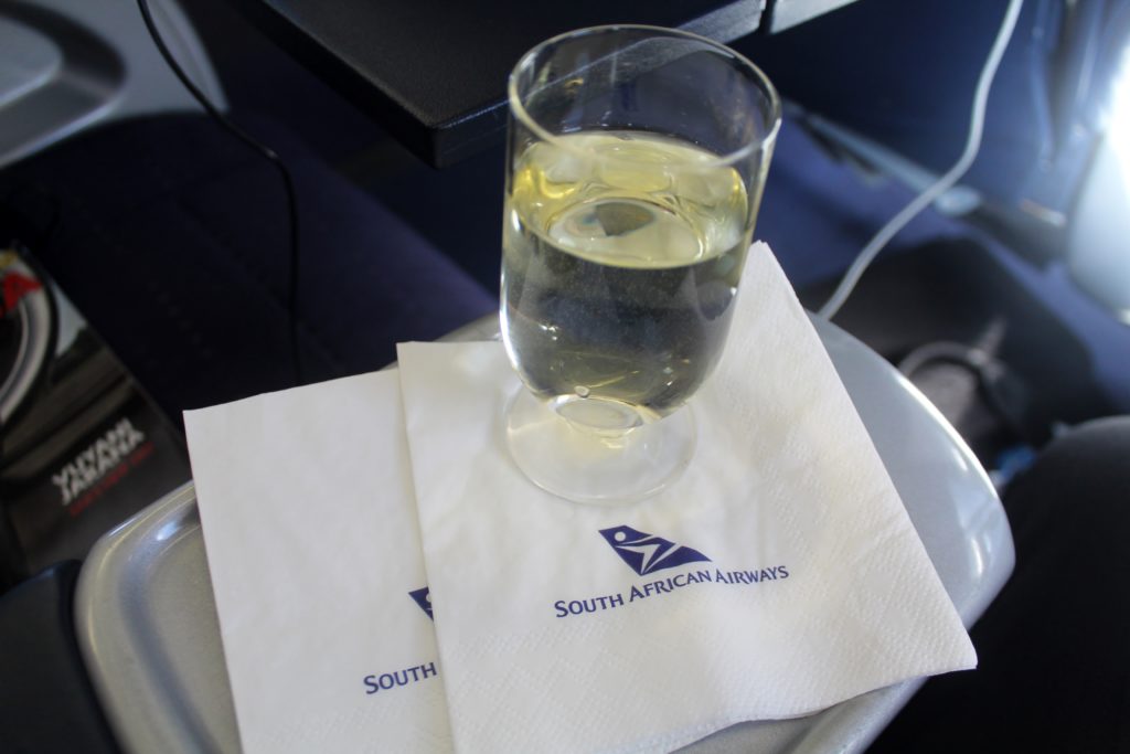 South African Airways Business Class Windhoek-Johannesburg