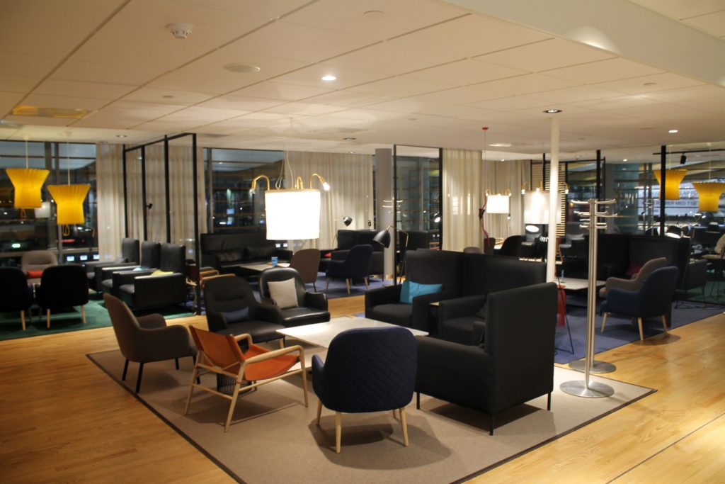 The new SAS Gold Lounge at Oslo Gardermoen