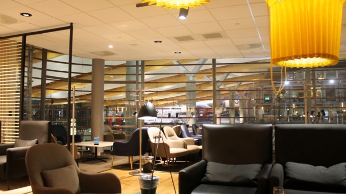 The new SAS Gold Lounge at Oslo Gardermoen