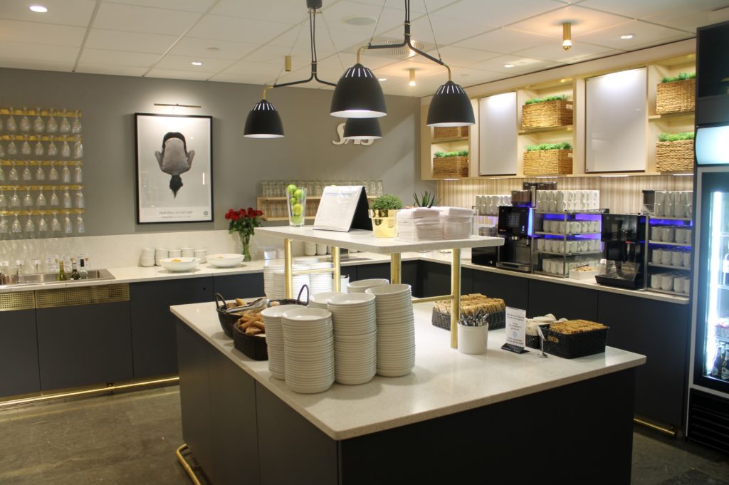 The new SAS Gold Lounge at Oslo Gardermoen