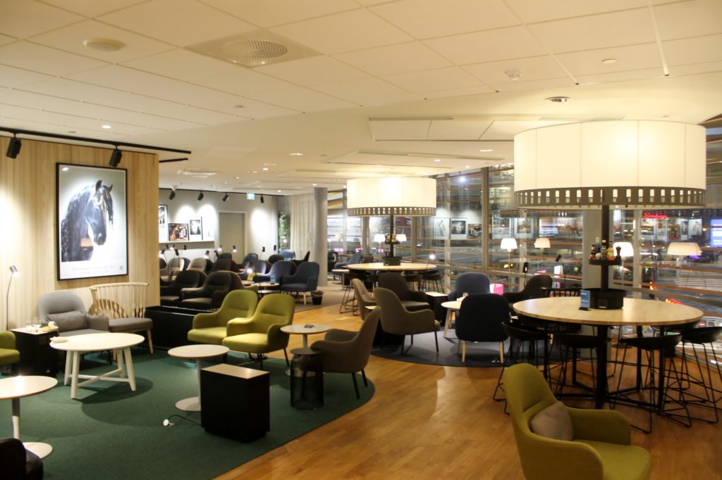 The new SAS Lounge at Oslo Gardermoen