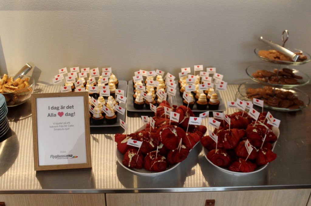 Valentine's day at BRA Lounge at Stockholm Bromma Airport