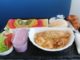 A very colourful breakfast in KLM business class