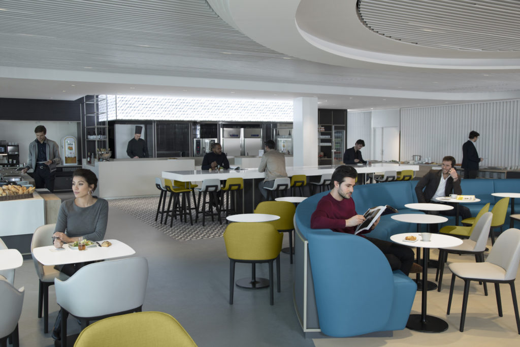 Air France new lounge at Paris CDG Terminal 2E concourse L