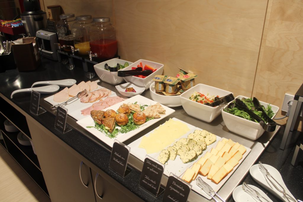 Breakfast in the new Primeclass Lounge in Riga