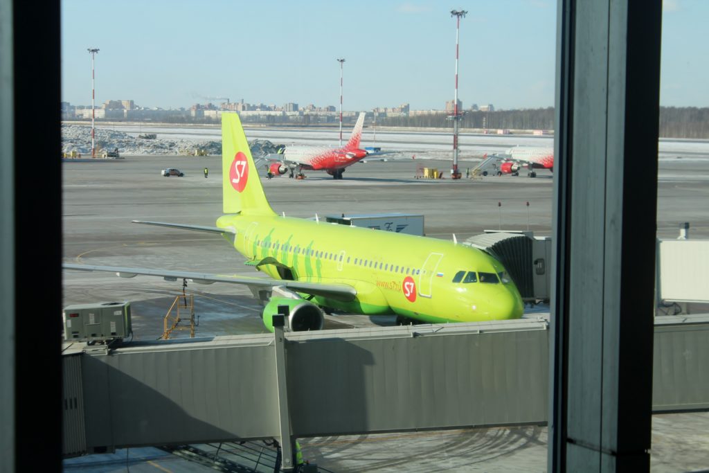 S7 Airlines Economy Class St Petersburg-Innsbruck